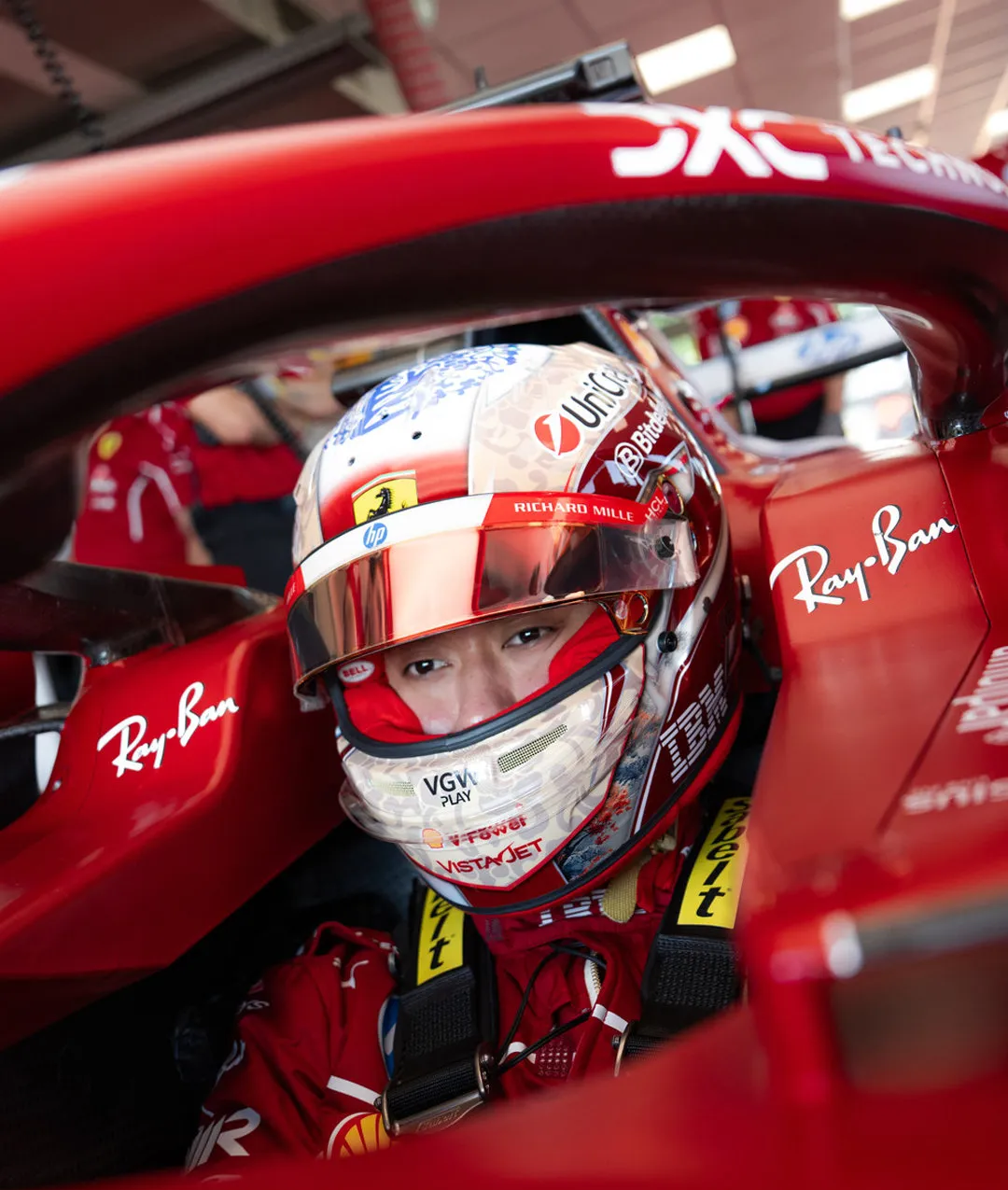 法拉利逆转红牛二队,勒克莱尔状态火热 法拉利逆转红牛二队,勒克莱尔状态火热